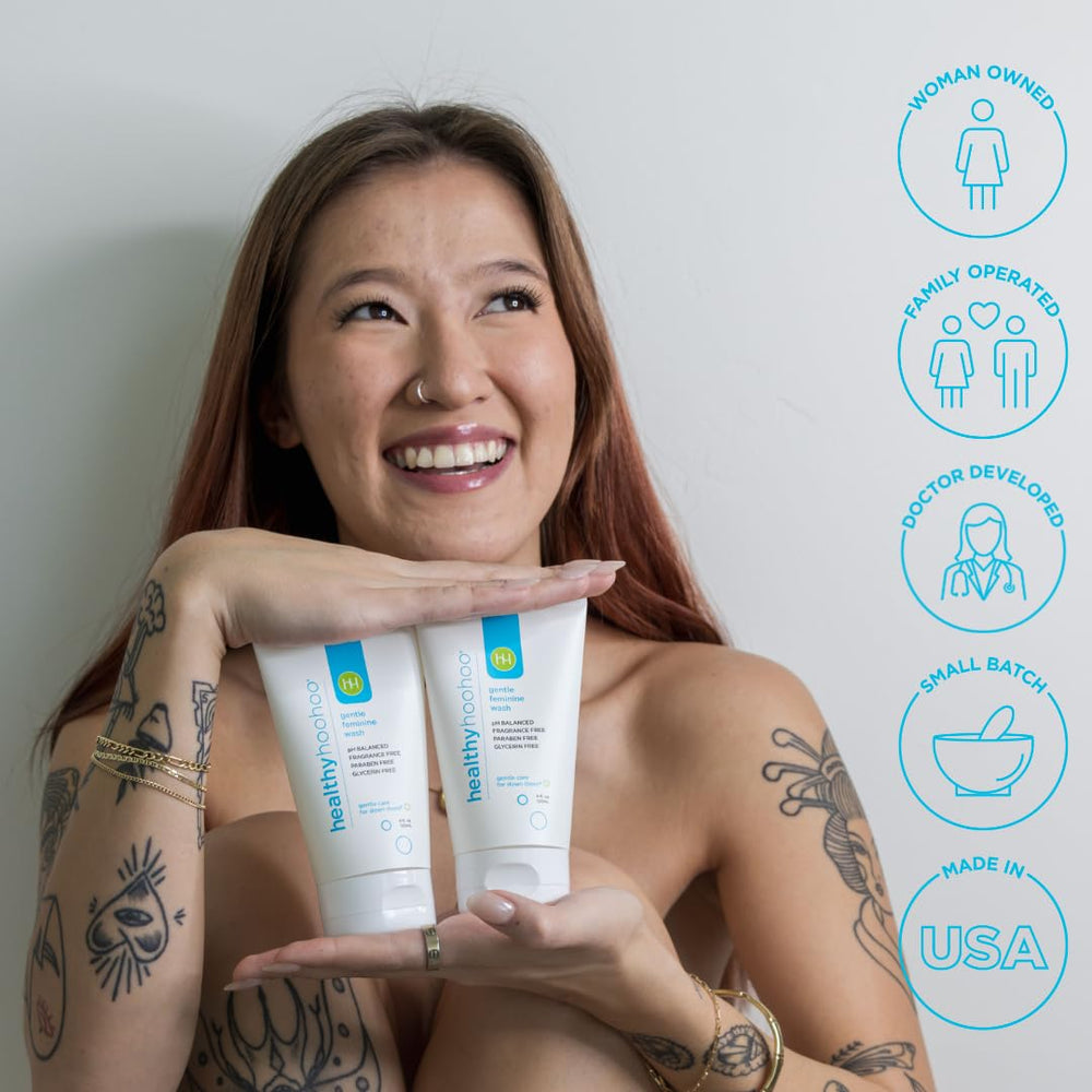 healthy hoohoo producto en baño para rutina íntima cómoda
