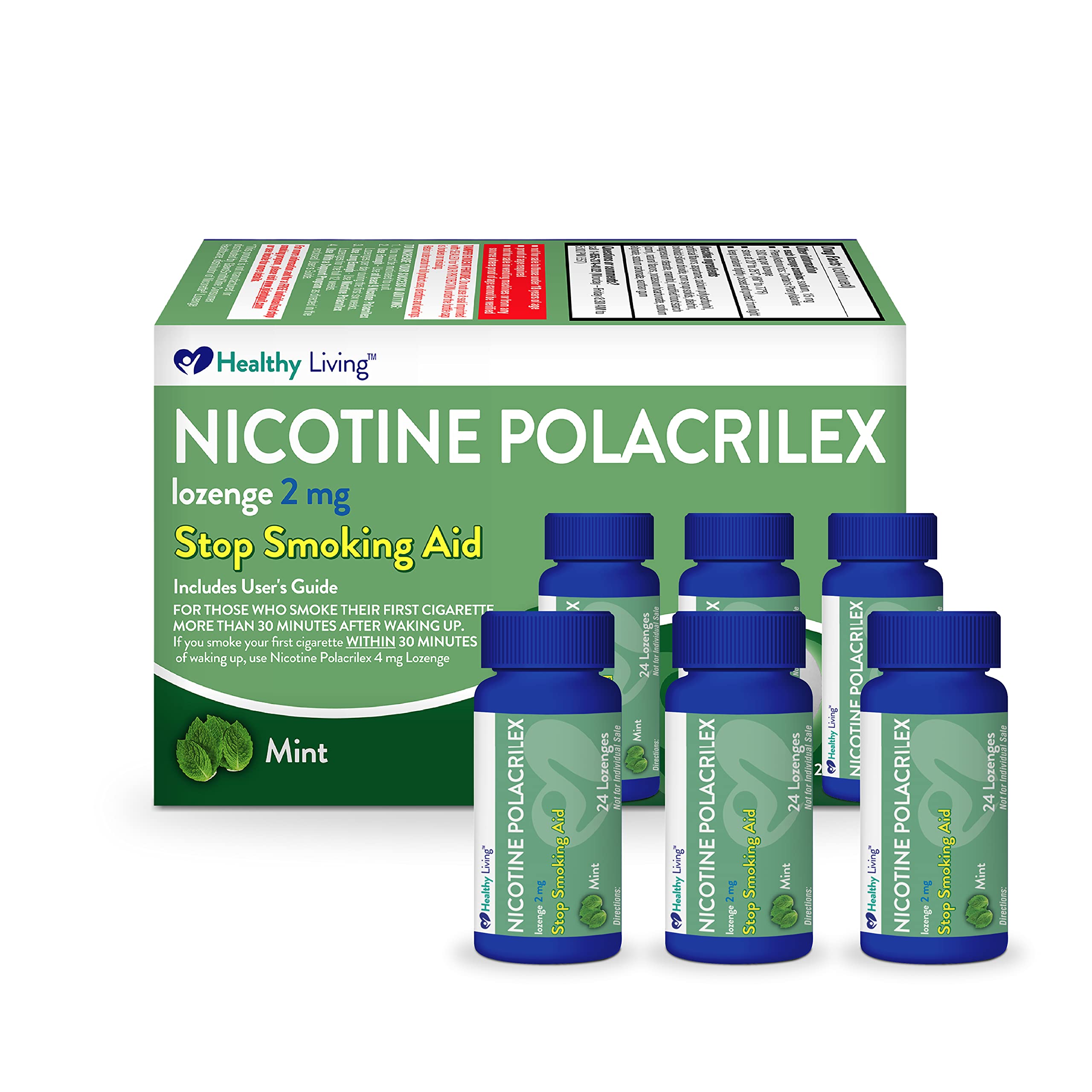 Healthy Living empaque frontal que muestra 144 pastillas, fácil almacenamiento