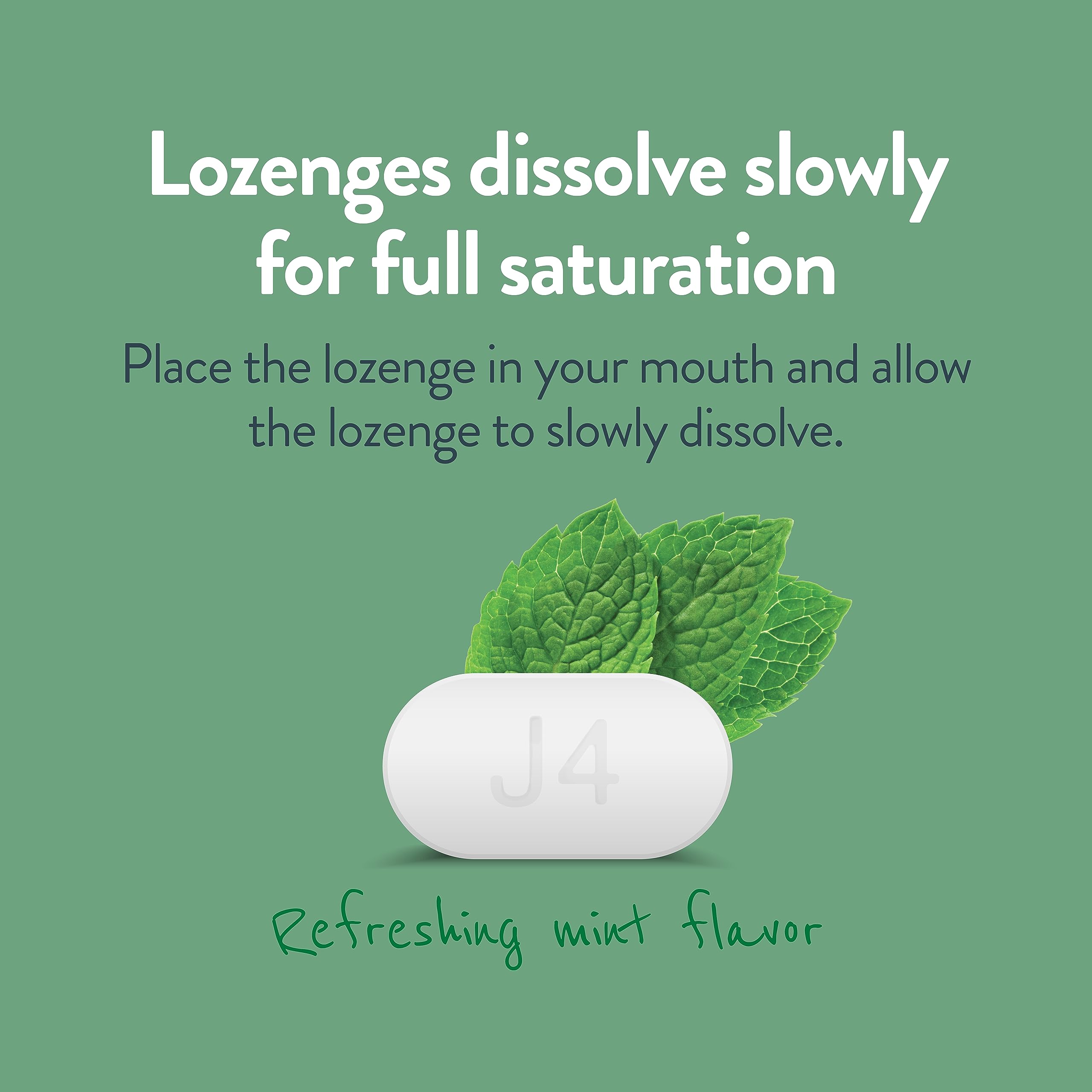 Healthy Living frasco abierto con pastillas visibles, capacidad de 108 unidades