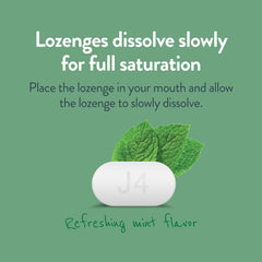 Healthy Living frasco abierto con pastillas visibles, capacidad de 108 unidades