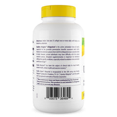Healthy Origins cápsula blanda en primer plano mostrando textura y fácil ingestión beneficio absorción