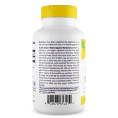 Healthy Origins cápsula en mano para mostrar tamaño y dosificación práctica