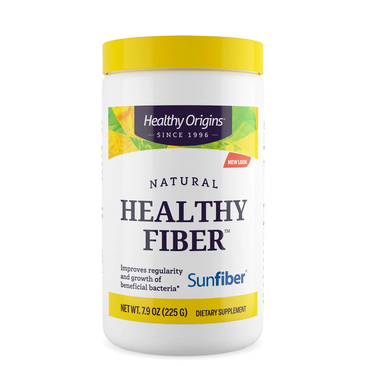 Healthy Origins frente del empaque mostrando el producto y beneficios