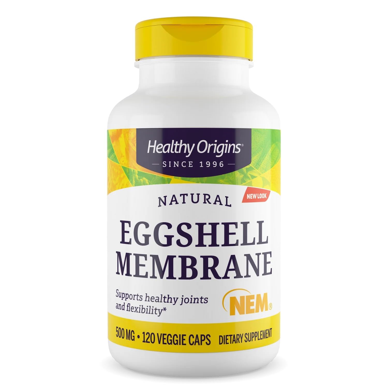 Healthy Origins frente del envase mostrando beneficio de soporte articular