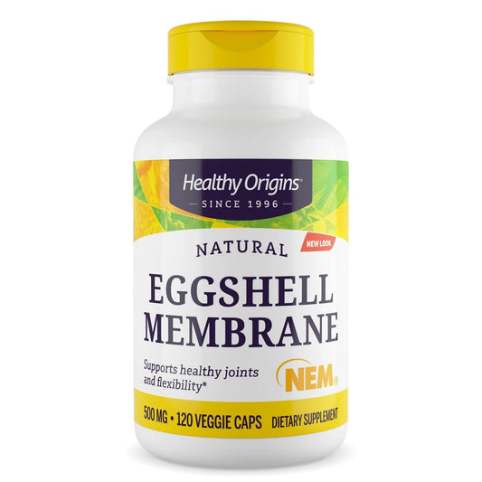 Healthy Origins frente del envase mostrando beneficio de soporte articular