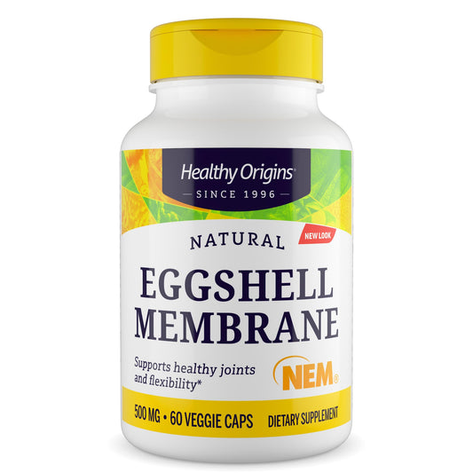 Healthy Origins frente del envase mostrando 60 cápsulas y beneficios