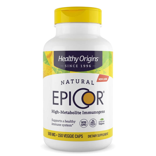 Healthy Origins frente del producto mostrando envase y beneficios visibles