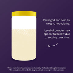 Healthy Origins polvo disolviéndose en agua para digestión cómoda