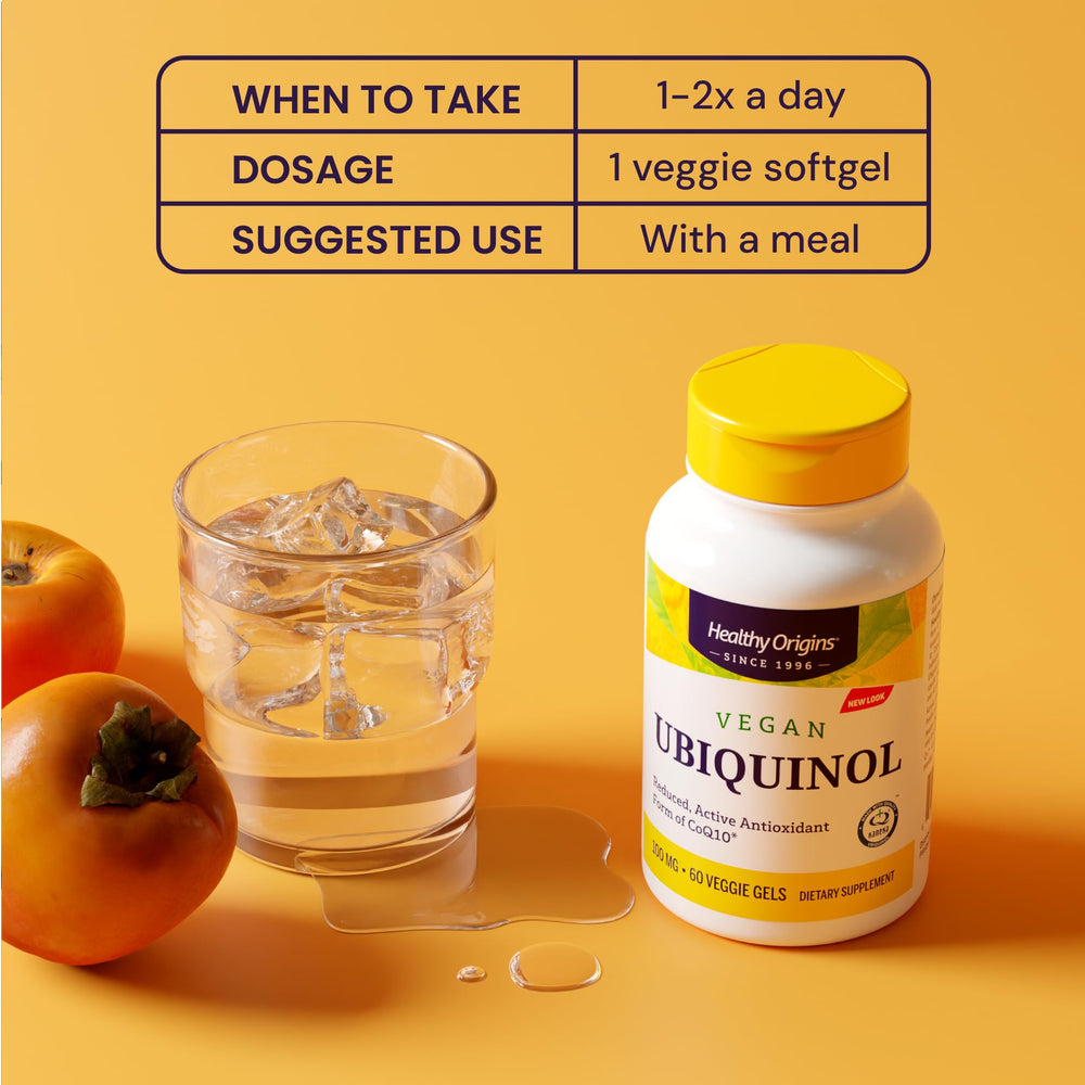 Healthy Origins comparación de tamaño con moneda para visualizar escala y facilidad de ingestión
