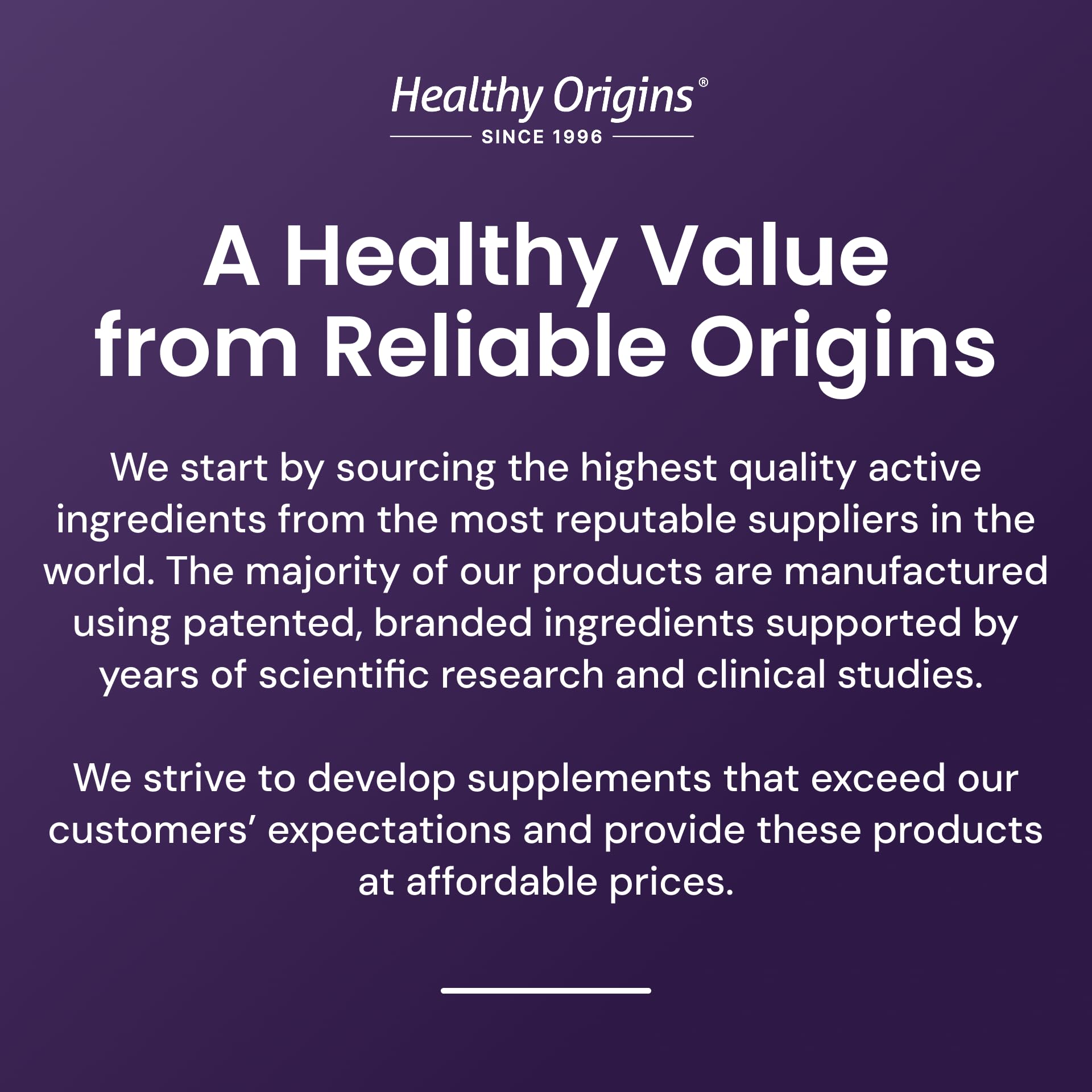 Healthy Origins botella abierta con varias cápsulas mostrando cantidad por envase