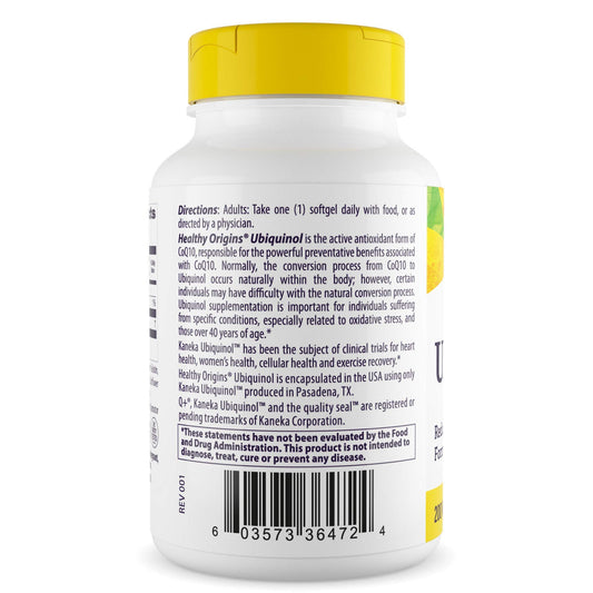 Healthy Origins cápsula blanda en primer plano para mejor absorción