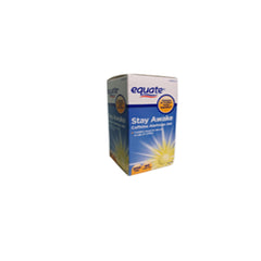 Healthy Surplus frasco frontal de Equate Stay Awake 80 tabletas muestra claridad y conveniencia