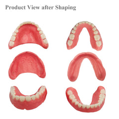 Healthyare prótesis colocada en boca mostrando sonrisa restaurada