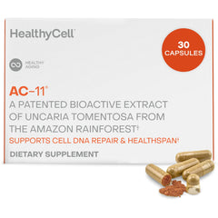 Healthycell AC-11 envase frontal mostrando presentación y dosis recomendada