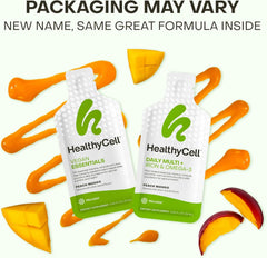 Healthycell comparación tamaño reemplaza 15 pastillas para simplificar
