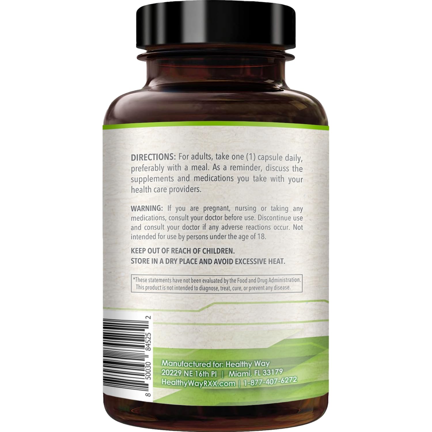 HealthyWayRx cápsula abierta detalle de contenido y fácil absorción