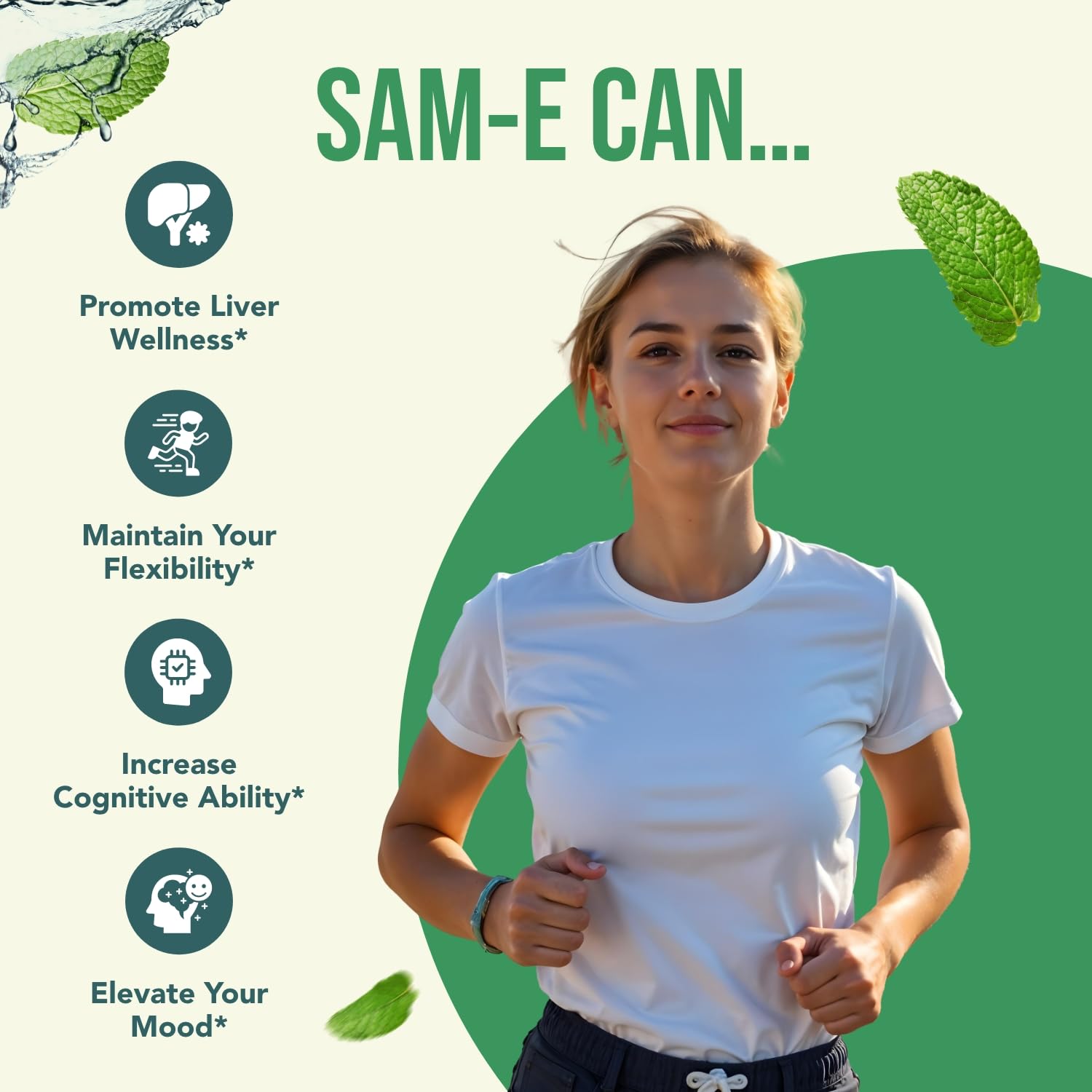 HealthyWayRx mano sosteniendo cápsula mostrando facilidad de uso