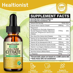 Healtionist detalle del gotero para dosificación precisa y uso sencillo