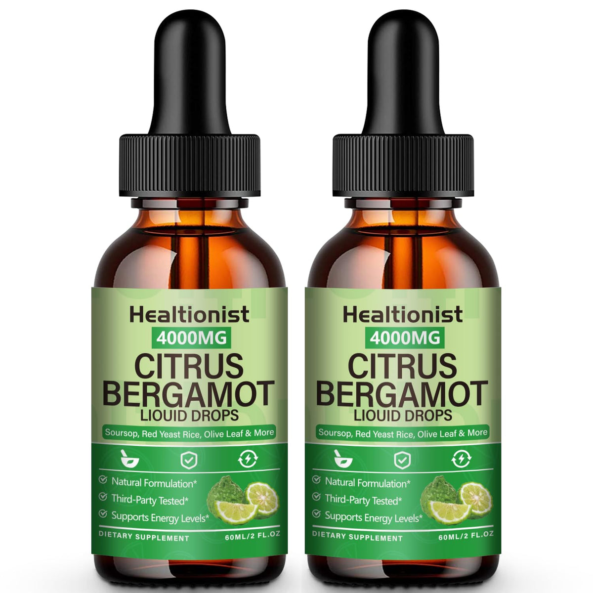 Healtionist frontal del envase mostrando el diseño y concentración 4000 mg