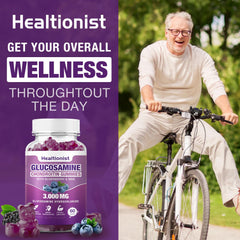 Ingredientes clave Healtionist sobre fondo, destacando soporte articular