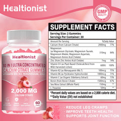 Primer plano de la textura de la gomita Healtionist sabor durazno, fácil masticación