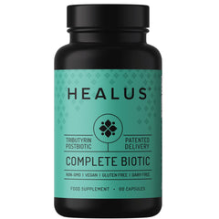 Healus frasco frontal mostrando diseño y cantidad, confianza en calidad