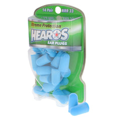 Hearos empaque frontal mostrando 14 pares y protección fiable