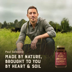 HEART & SOIL cápsulas en mano, escala visual y dosis práctica