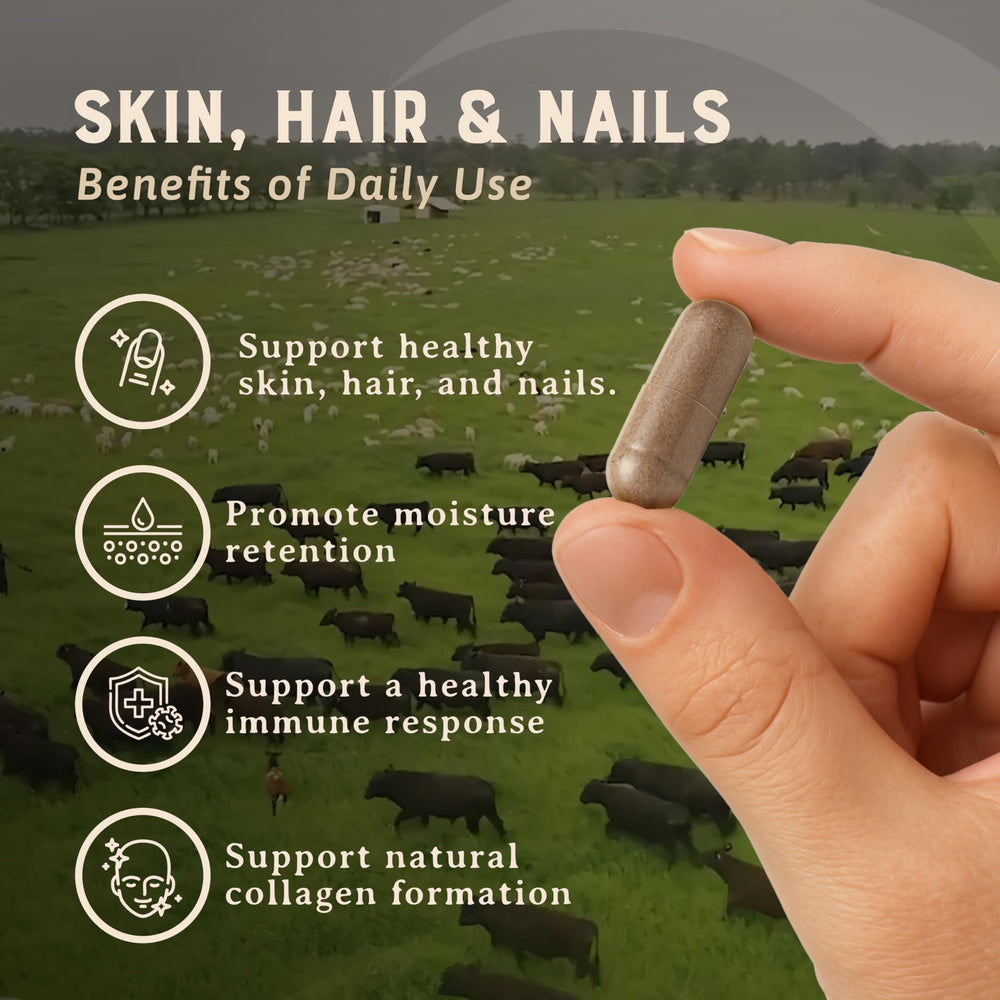 HEART & SOIL etiqueta con ingredientes clave y beneficio de transparencia