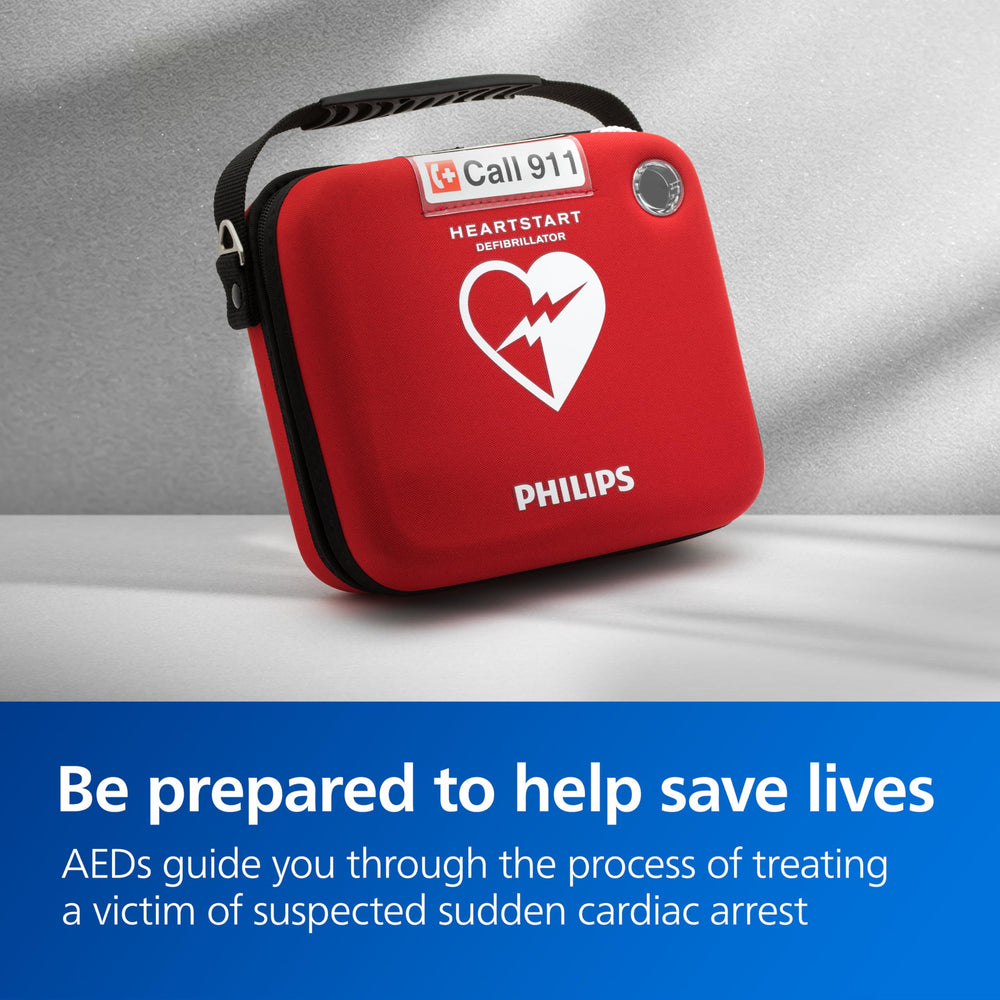 HeartStart batería incluida para horas de disponibilidad inmediata
