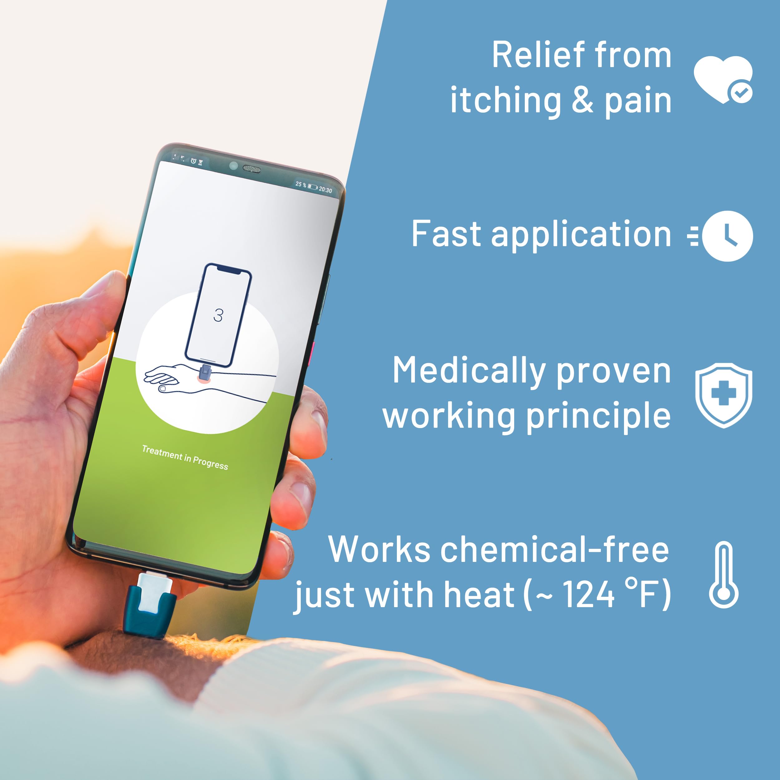 heat it comparación de tamaño con moneda para transporte fácil