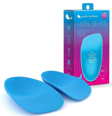 Heel That Pain vista frontal del empaque mostrando la talla y diseño, facilita identificación rápida