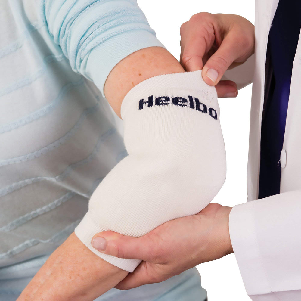 Heelbo manga protectora frontal mostrando ajuste cómodo y cobertura