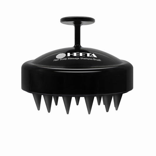 HEETA cepillo frontal empacado que muestra diseño y tamaño práctico