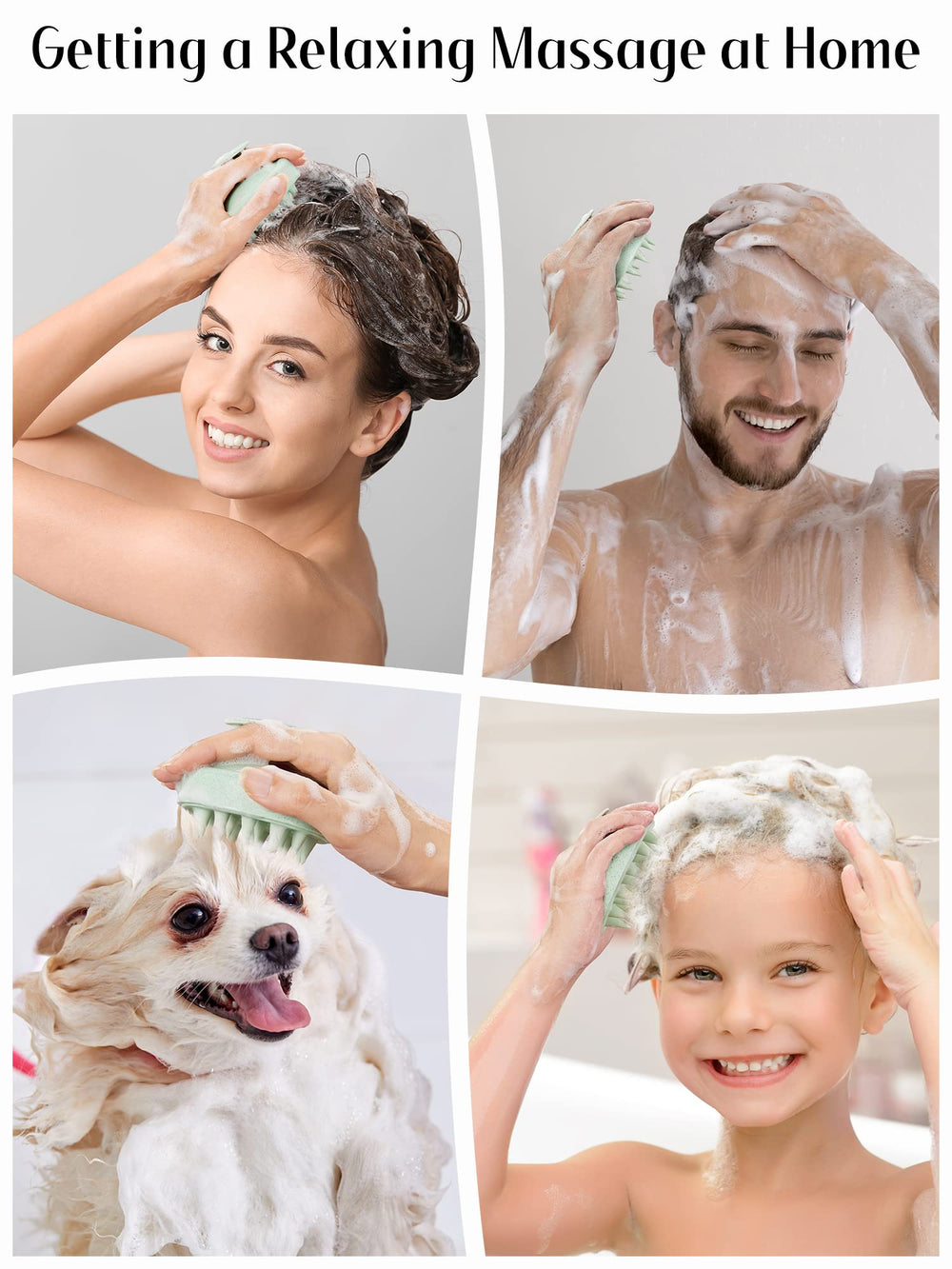 HEETA ambiente de baño relajante integrando el masajeador diario