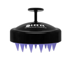 HEETA vista frontal del cepillo negro con agarre antideslizante y limpieza eficiente