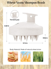HEETA primer plano de las cerdas de silicona para exfoliar suavemente