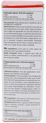 Heiltropfen etiqueta con concentraciones y trazabilidad clara