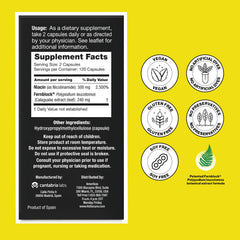 Heliocare etiqueta nutricional enfatiza composición vegana y sin gluten