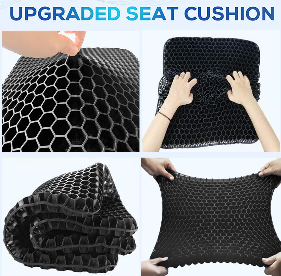 Helishy funda de malla con cremallera fácil de quitar y lavar
