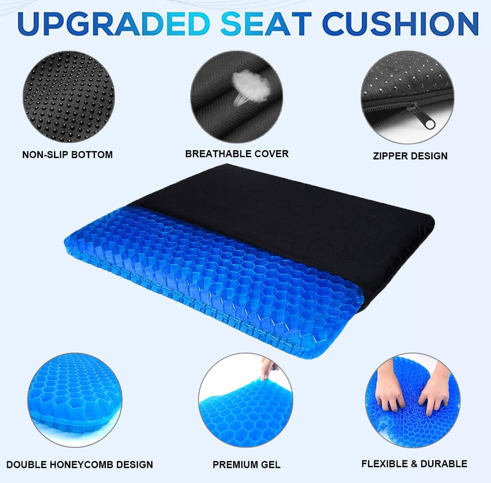 Helishy cojín colocado en asiento de coche para soporte estable