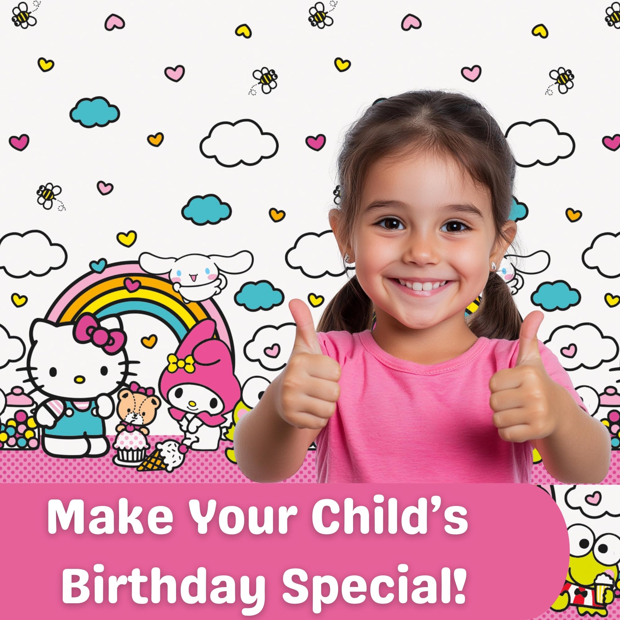 Unique Hello Kitty ejemplo de contenido con juguetes y golosinas bien presentados