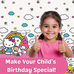 Unique Hello Kitty ejemplo de contenido con juguetes y golosinas bien presentados