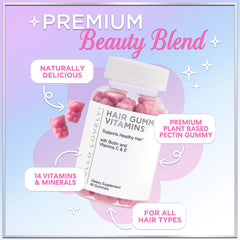 Hello Lovely! etiqueta nutricional legible con concentración de biotina