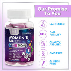 Hello Lovely! softgels en mano para mostrar escala y conveniencia diaria