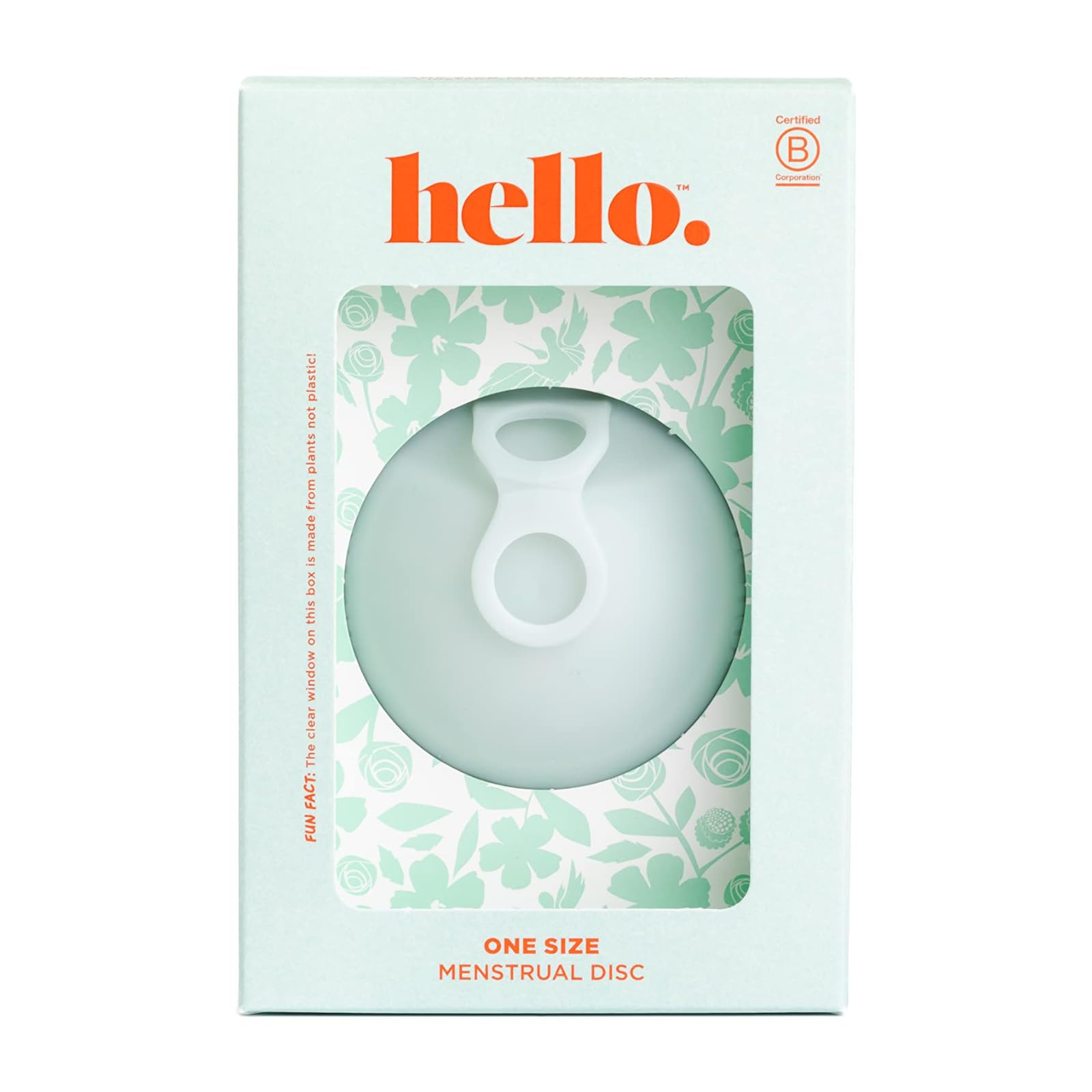 HELLO PERIOD disco frontal Sea Fog mostrando perfil delgado y capacidad