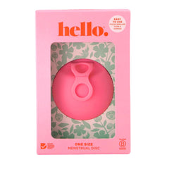 Hello Period vista frontal del disco, comodidad y capacidad