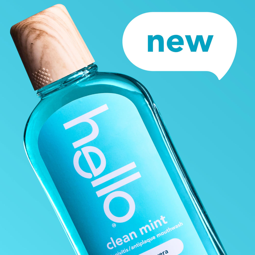 hello textura del líquido azul claro que sugiere frescura sin alcohol