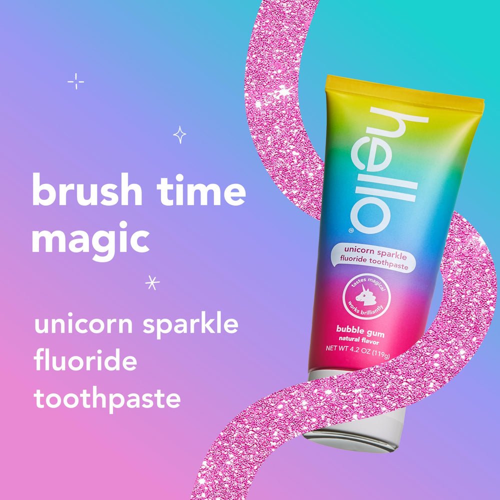 hello unicorn tubo en primer plano que destaca la boquilla y uso sencillo