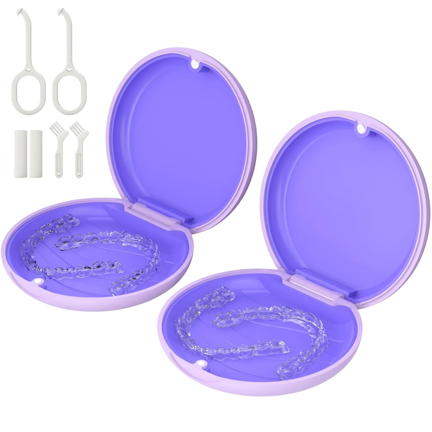 HEMILAB estuche frontal compacto protege alineadores con estilo